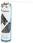 Спрей проти пилу Lanberg Air Duster CG-600FL-001 600 мл (5901969429374)