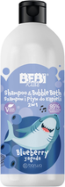 Дитячий шампунь і піна для ванної Barwa Cosmetics Bebi Kids 2 в 1 Чорниця 500 мл - зображення 1