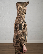 Жіноча військова тактична куртка SoftShell тришарова осінь/зима р. L Піксель - зображення 3