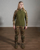 Женская военная форма на флисе рип-стоп убакс со штанами р. M Мультикам - изображение 1