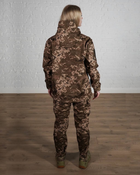 Женская военная тактическая форма SoftShell трехслойная осень/зима куртка и брюки. р. L Пиксель - изображение 4