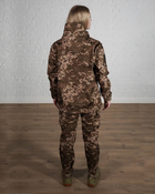 Женская военная тактическая форма SoftShell трехслойная осень/зима куртка и брюки. р. S Пиксель - изображение 4