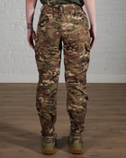 Женские военные штаны тактические SoftShell трехслойные осень/зима р. M Мультикам - изображение 5