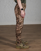 Женские военные штаны тактические SoftShell трехслойные осень/зима р. XL Пиксель - изображение 3