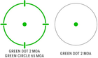 Коліматор HOLOSUN HE530G-GR зелене підсвічування - зображення 7