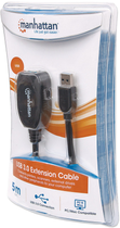 Kabel Manhattan USB 3.0 AM - AF 5 m (766623150712) - obraz 5