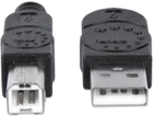 Kabel Manhattan USB 2.0 AM-BM 1.0 m (766623306218) - obraz 1
