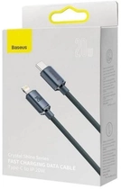 Kabel Baseus Crystal Shine Series Fast Charging Data Cable Type-C to iPhone 20W 1.2 m Czarny (CAJY000201) - obraz 6