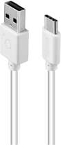 Kabel Acme CB1041W USB Type-C 1 m Biały (4770070879153) - obraz 3