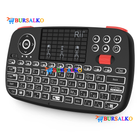 Беспроводная клавиатура мини Riitek Rii mini i4 NEW тачпад подключение по Bluetooth и USB передатчику русско-английская раскладка с подсветкой (0553BS)