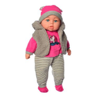 Кукла-пупс мягконабивной Мой малыш 7Toys M 5424 Малиновый