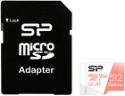 Karta pamięci Silicon Power Superior Color microSDXC 512GB Class 10 UHS-I U3 A1 V30 + SD-adapter (SP512GBSTXDV3V20SP) - obraz 1