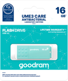 Флеш пам'ять USB Goodram UME3 Care 16GB USB 3.0 Green (UME3-0160CRR11) - зображення 6
