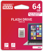 Флеш пам'ять USB Goodram Point 64GB USB 3.0 Silver (UPO3-0640S0R11) - зображення 3