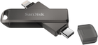 Pendrive SanDisk iXpand Luxe 64GB USB-C + Lightning Black (SDIX70N-064G-GN6NN) - obraz 3