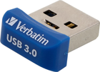 Флеш пам'ять USB Verbatim Store 'n' Stay NANO 32GB USB 3.0 Blue (0023942987109) - зображення 2