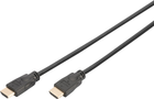 Kabel połączeniowy Digitus HDMI type A M/M w/Ethernet Ultra HD 60p czarny 2 m (4016032448747)