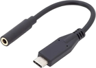 Audio adapter Digitus USB Type-C to 3.5 mm M/F Audio input/output Version 3.1 0.2 m (4016032451112) - obraz 1