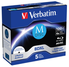 Диски Verbatim M-Disc BD-R XL 100 GB 4 x Jewel Printable 5 шт. (0023942438342) - зображення 2