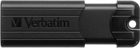 Флеш пам'ять USB Verbatim PinStripe USB 3.0 16GB Black (0023492493167) - зображення 1