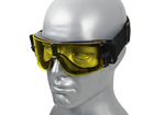 Вентильовані окуляри типу Gogle (набір з 3 лінз) - Black [PJ] - зображення 7