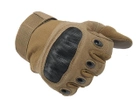 Армійські рукавички розмір XL - Tan [8FIELDS] - зображення 2