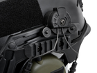 M32H Активні навушники з мікрофоном на шолом FAST - BK EARMOR - зображення 7