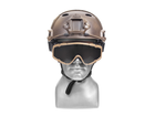 Зажимы с держателем для очков 36мм для шлемов с рейкой - Dark Earth FMA для страйкбола - изображение 3