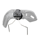 Монтаж активных наушников M31/32 на планки шлема ARC (комплект 2шт) - Black [Earmor] - изображение 1