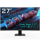 Monitor 27" Gigabyte GS27FC - FHD Super Speed VA / 1500R / 180Hz / 1ms / 8-Bit / sRGB 108% / FreeSync Premium Pro / G-SYNC Compatible / Game Assist / Black eQualizer - obraz 1