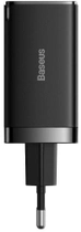 Мережевий зарядний пристрій Baseus GaN5 Pro 65W 2 x Type-C + USB + Cable Type-C to Type-C 100W Black (CCGP120201) - зображення 4