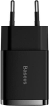 Мережевий зарядний пристрій Baseus Compact Charger 2USB 10.5W Black (CCXJ010201) - зображення 5