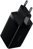 Мережевий зарядний пристрій Baseus GaN3 Pro Fast Charger 2C + U Cable 65W Type-C to Type-C 100W 20V/5A 1 м Black (CCGP050101) - зображення 6