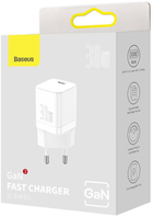 Ładowarka sieciowa Baseus GaN3 Fast Charger 30W Type-C Biały (CCGN010102) - obraz 7