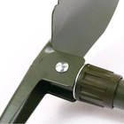 Лопата Складная Тактическая Саперская Карманная с Компасом 5 в 1 E-Tac + чехол Green - изображение 5