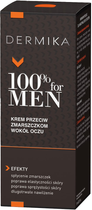 Krem przeciw zmarszczkom wokół oczu Dermika 100% for Men 15 ml (5902046503000) - obraz 1