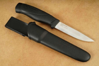 Туристичний ніж з чохлом, нержавіюча сталь Morakniv Companion Heavy Duty Black 13159 - изображение 3