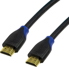 Кабель Logilink HDMI High Speed з Ethernet 4 K 2 K / 60 Hz 7.5 m Black (CH0065) - зображення 1