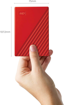 Жорсткий диск Western Digital My Passport 4TB WDBPKJ0040BRD-WESN 2.5" USB 3.0 External Red (0718037870236) - зображення 5