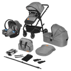 Универсальная коляска 3 в 1 Lionelo BIANKA 3IN1 GREY STONE