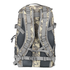 Похідний рюкзак AOKALI Outdoor A57 36-55L Camouflage ACU з вентиляцією спини і сіткою для пляшки води - зображення 3
