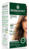 Гель-фарба для волосся з окислювачем Herbatint 6D Dark Golden Blonde 150 мл (8016744805186) - зображення 2