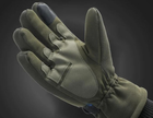 Зимние Мужские Армейские Тактические Перчатки с Ударными Вставками Олива М - изображение 9