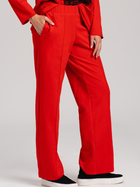 Spodnie dzwony damskie Look Made With Love 1214 Julia XL Czerwone (5903999306953) - obraz 3