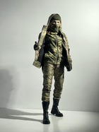 Зимовий костюм 'Terra Hot' зелений піксель жіночий + бафф хакі та рукавички XL - зображення 2