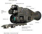 Приціл (монокуляр) прилад нічного бачення Henbaker CY789 Night Vision до 400м з кріпленням - зображення 2