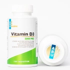 Витамин D3 5000 МЕ ABU с ароматом яблока 120 таблеток (4820255570914) - изображение 5