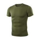Тактична футболка Lesko A159 Green M з коротким рукавом для чоловіків - зображення 1