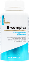 Комплекс вітамінів групи B з магнієм B-complex+magnesium ABU 60 капсул (4820255570488) - зображення 1