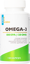 Омега-3 (EPA-DHA) 180/120 ABU 120 капсул (4820255570907) - зображення 1